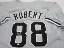Luis Robert of the Chicago White Sox signed autographed baseball jersey PAAS COA 091