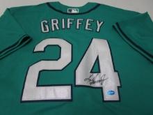 Ken Griffey Jr of the Seattle Mariners signed autographed baseball jersey TAA COA 031