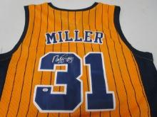 Reggie Miller of the Indiana Pacers signed autographed basketball jersey PAAS COA 362