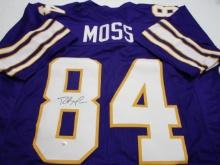 Randy Moss of the Minnesota Vikings signed autographed football jersey PAAS COA 128