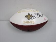 Drew Brees of the New Orleans Saints signed autographed mini football PAAS COA 484
