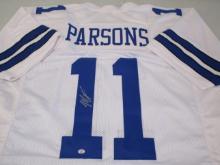 Micah Parsons of the Dallas Cowboys signed autographed football jersey PAAS COA 442