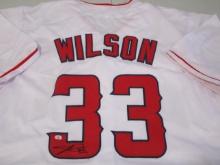 CJ Wilson of the LA Angels signed autographed baseball jersey PAAS COA 300
