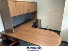 Desk with Hutch and Filing Drawer