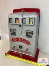 1940's "Razor Blades" Vending Machine