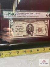 1929 $5 Exchange National Bank Pittsburgh, PA currency