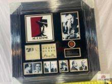 Al Capone Signed Poker Chip Photo Frame