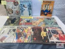 1955 Playboy Magazines complete set of 11, March was never printed
