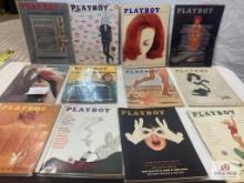 1960 Playboy Magazines complete set of 12