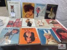 1966 Playboy Magazines complete set of 12