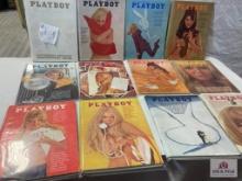 1969 Playboy Magazines complete set of 12