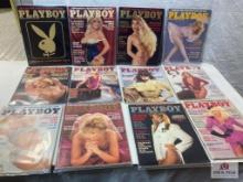 1984 Playboy Magazines complete set of 12