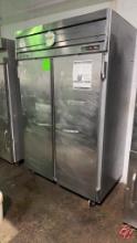 Beverage Air ER48-1AS Stainless 2-Door Cooler W/