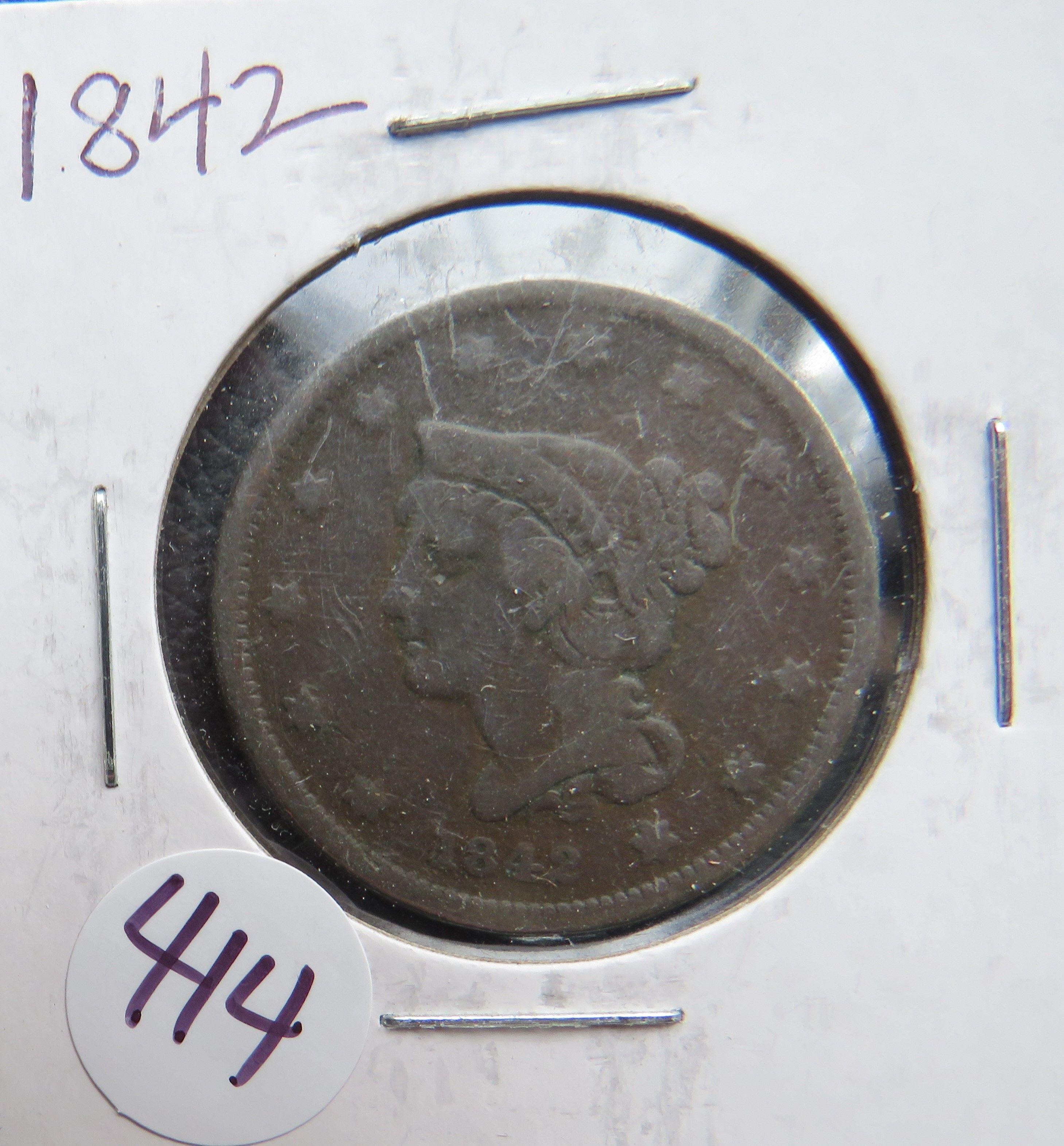 1842- Large Cent
