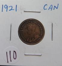 1921- Canada Small Cent