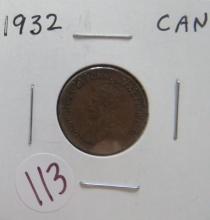 1932- Canada Small Cent