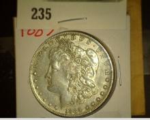 1889 P Morgan Silver Dollar, VF.