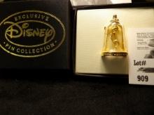 Disney Broach: The Enchanted Rose of 'Beauty & the Beast', new in box.