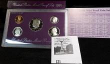 1990 S Proof Set, original as issued.