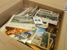 (2,100) Old Post Cards from a collection. Several are stamped, many different scenes.