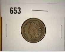 1862 Indian Head Cent, G-VG.