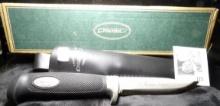 J. Marttiini Sheath Knife, Finland. New in box with Sheath. Blade marked INOX J.Marttinni Finland. B