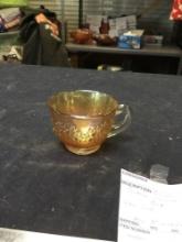 vintage rare, Fenton orange tree cup