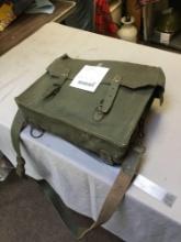 military canvas satchel