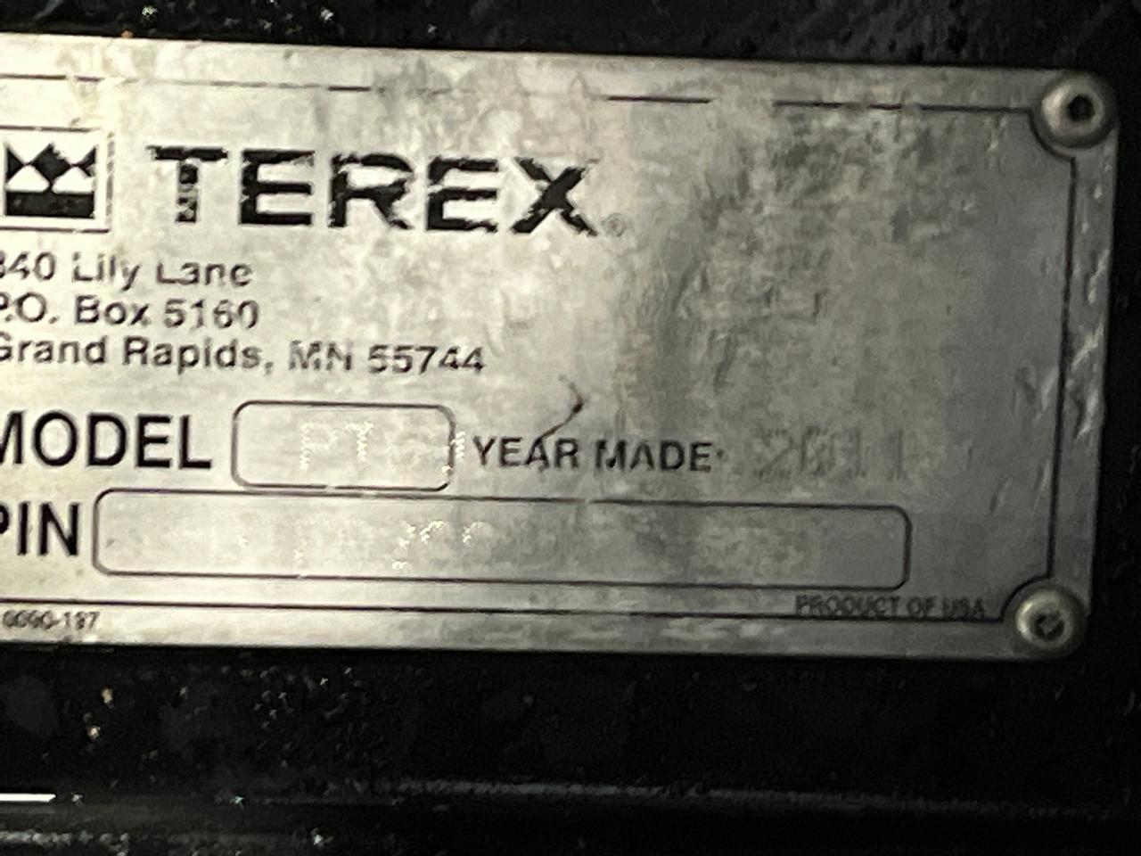 2011 Terex PT60 Skid Steer Loader