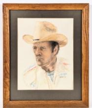 A.J. Foyt (4) Time Indy Winner Ron Burton Painting