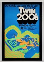 1970 Michigan Twin 200Õs Framed Race Poster