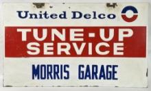 4ft Vintage DSP United Delco Morris Garage Sign