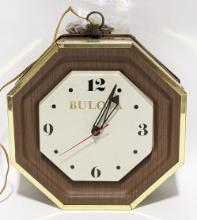 Vintage Bulova Advertising Clock