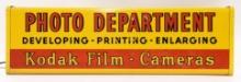 Vtg Kodak Film Cameras Lighted Advertising Sign