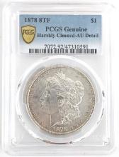 1878 8TF U.S. Morgan Silver Dollar PCGS AU Detail