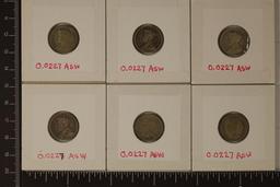 4-1933, 1939 & 1941 NEW ZEALAND SILVER 3 PENCE