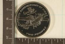 1998 FALKLAND ISLANDS 2 POUND PROOF COIN
