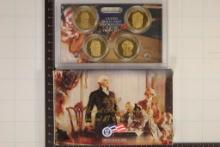 2009 US PRESIDENTIAL DOLLAR 4 COIN PROOF SET WITH