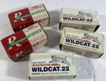 REMINGTON & WINCHESTER 22 CAL CARTRIDGES