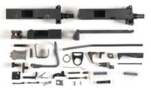 COMPLETE MILITARY ARMAMENT CORPORATION M10 9 MM MACHINE GUN PARTS KIT LESS RECEIVER.