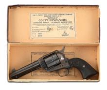 (C) BOXED PRE WAR COLT SINGLE ACTION ARMY 38-40 REVOLVER