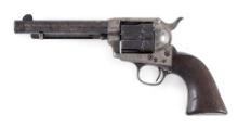 (A) COLT ARTILLERY SINGLE ACTION ARMY REVOLVER.WITH CUSTER ERA FRAME