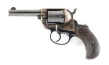 (C) COLT MODEL 1877 THUNDERER SHERIFF'S MODEL DOUBLE ACTION REVOLVER.