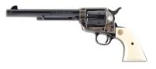 (C) FIRST GENERATION COLT SINGLE ACTION ARMY .45 LONG COLT REVOLVER (1938).