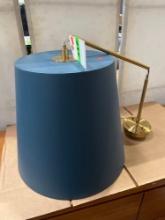 Large Blue 3-Light Lamp Shape Pendant