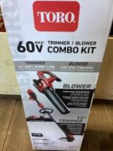 Toro 60V trimmer/blower combo kit*COMPLETE*