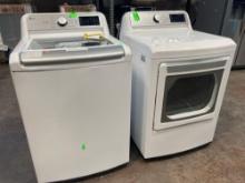 (2) LG Washer and Gas Dryer Set*PREVIOUSLY INSTALLED*