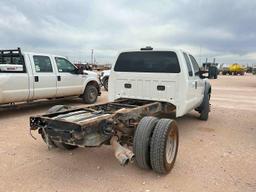 2008 FORD F-550 CAB AND CHASSIS(INOPERABLE)