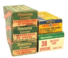 Five 50-Round Boxes of .38 Special Ammunition (NBW)