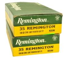 Two 20-Round Boxes of Remington .35 Ammunition (NBW)
